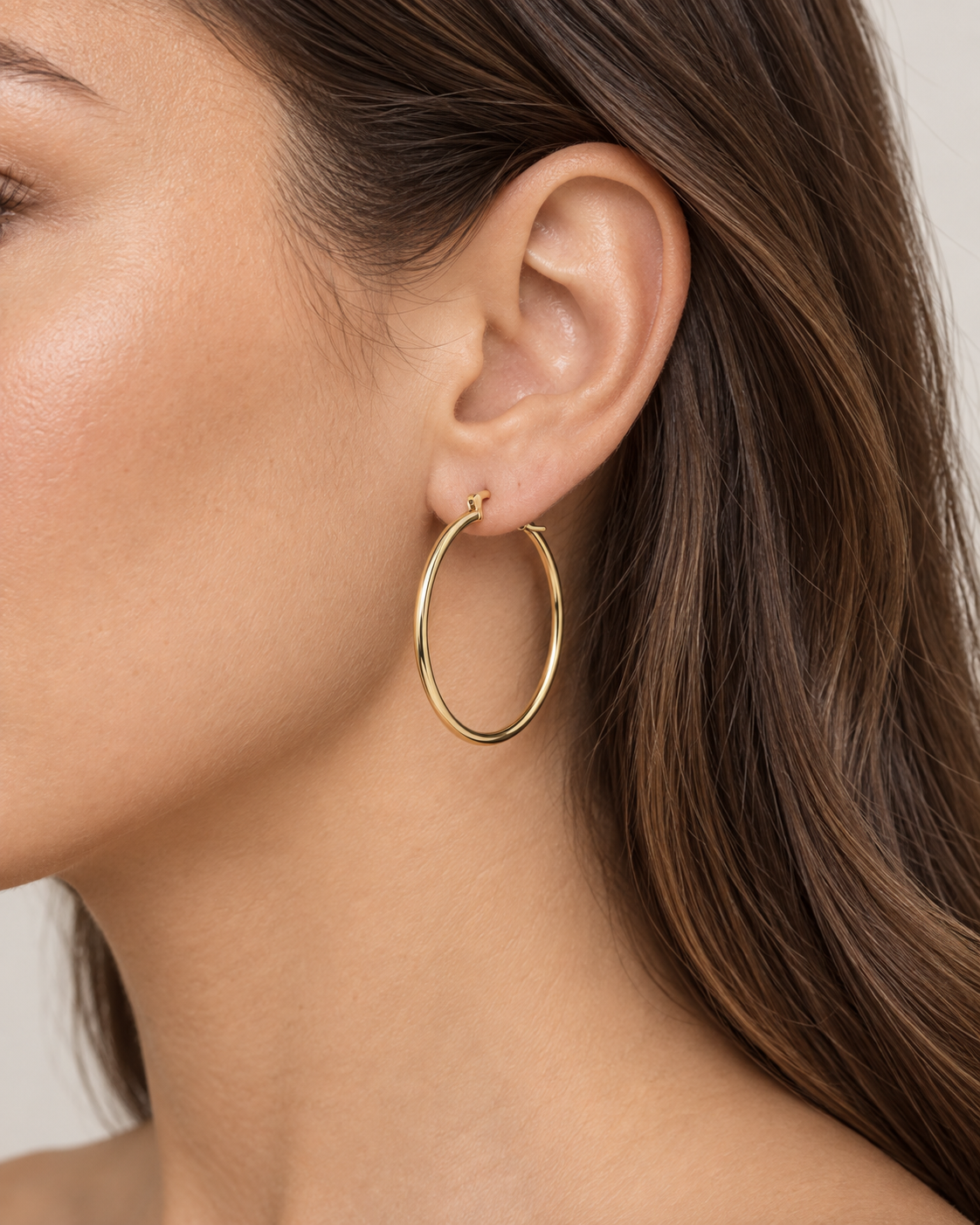 40mm Gold Hoops
