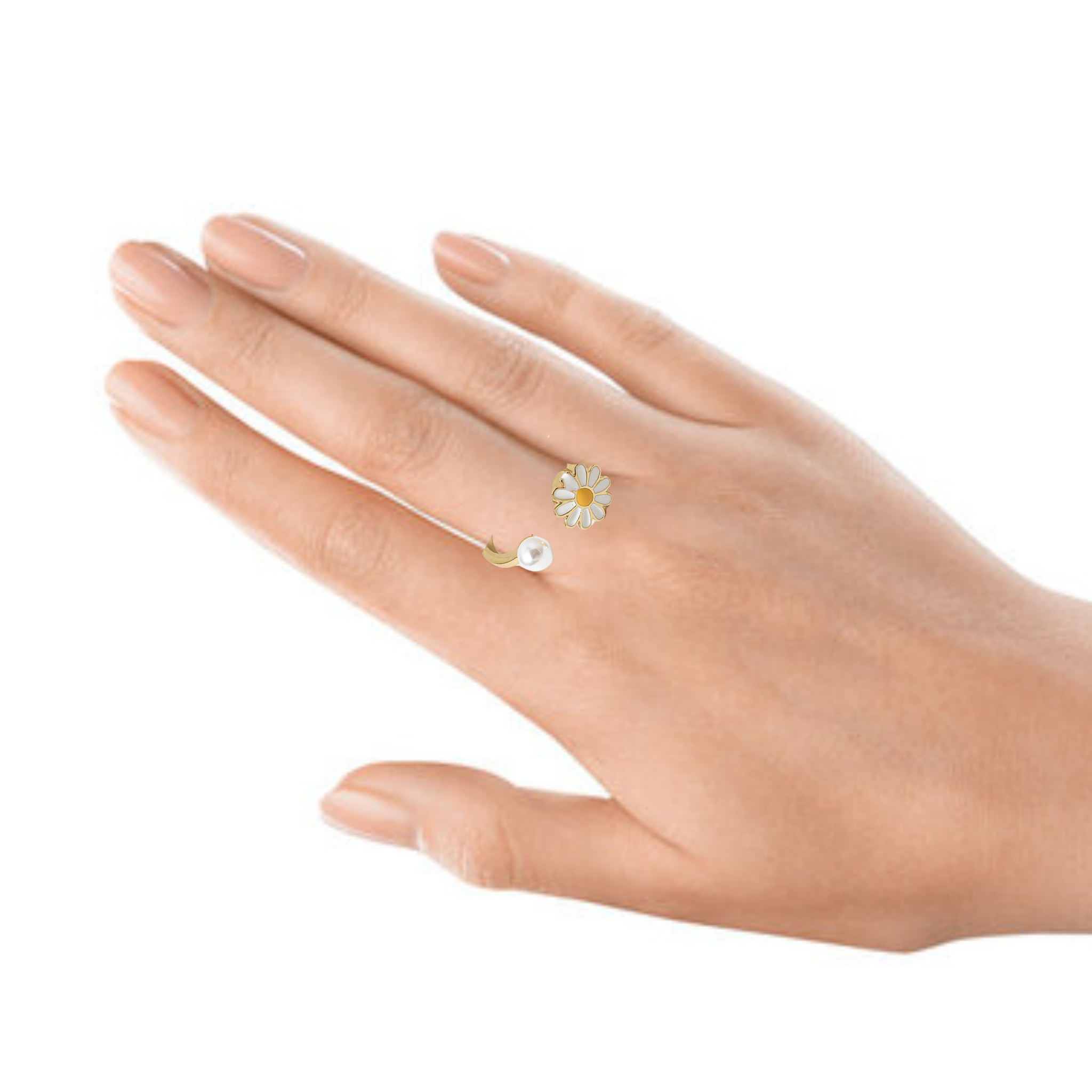 Daisy & Pearl Ring