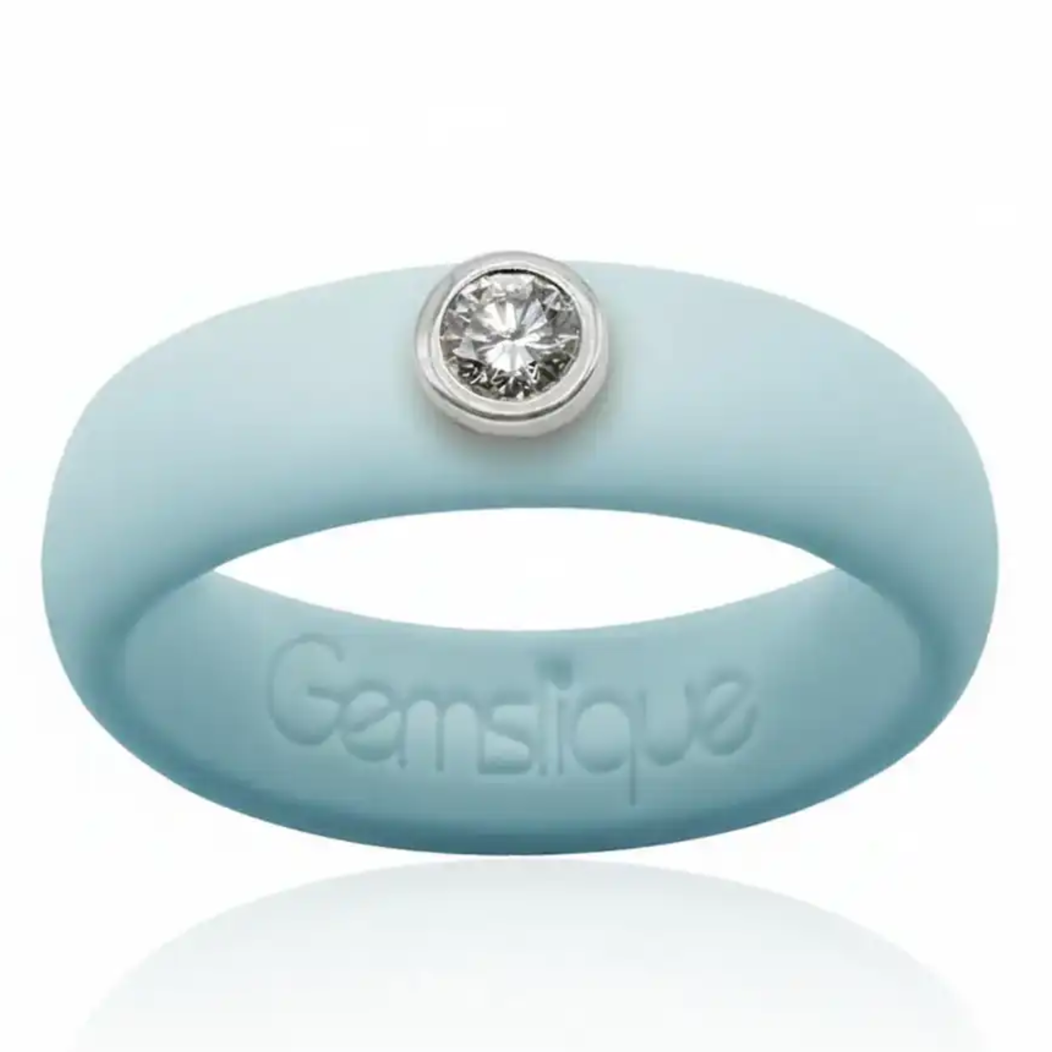 Powder Blue Silicone Ring