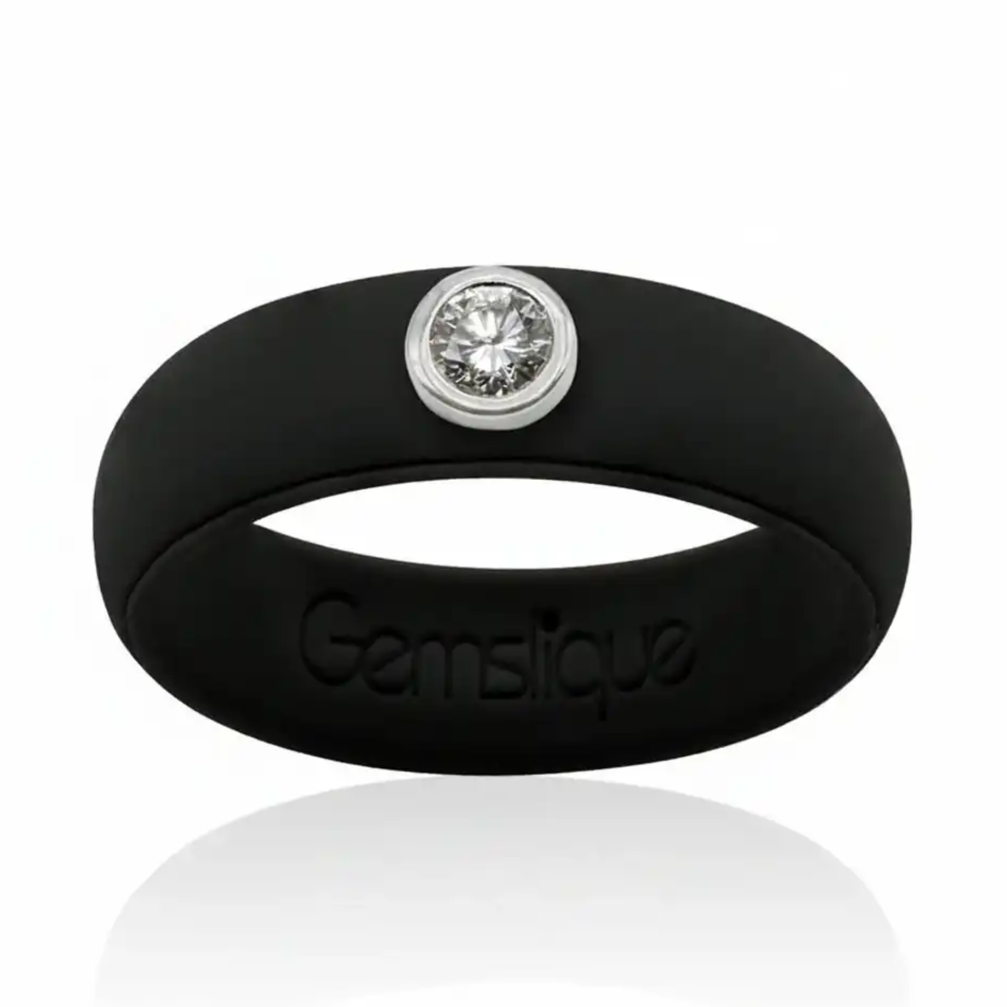 Black Silicone Ring