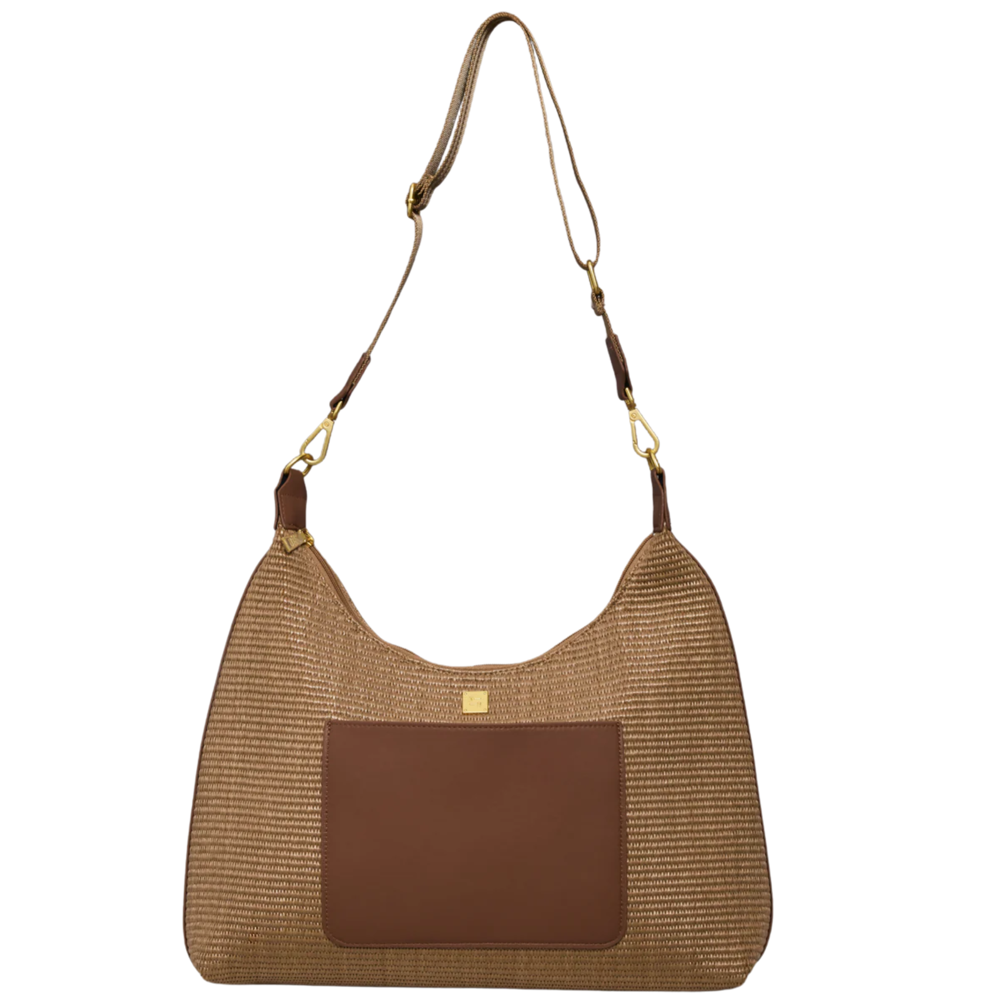 Think Royln Seaside Satchel tote bag in a stylish design with heart and bow charm detail.