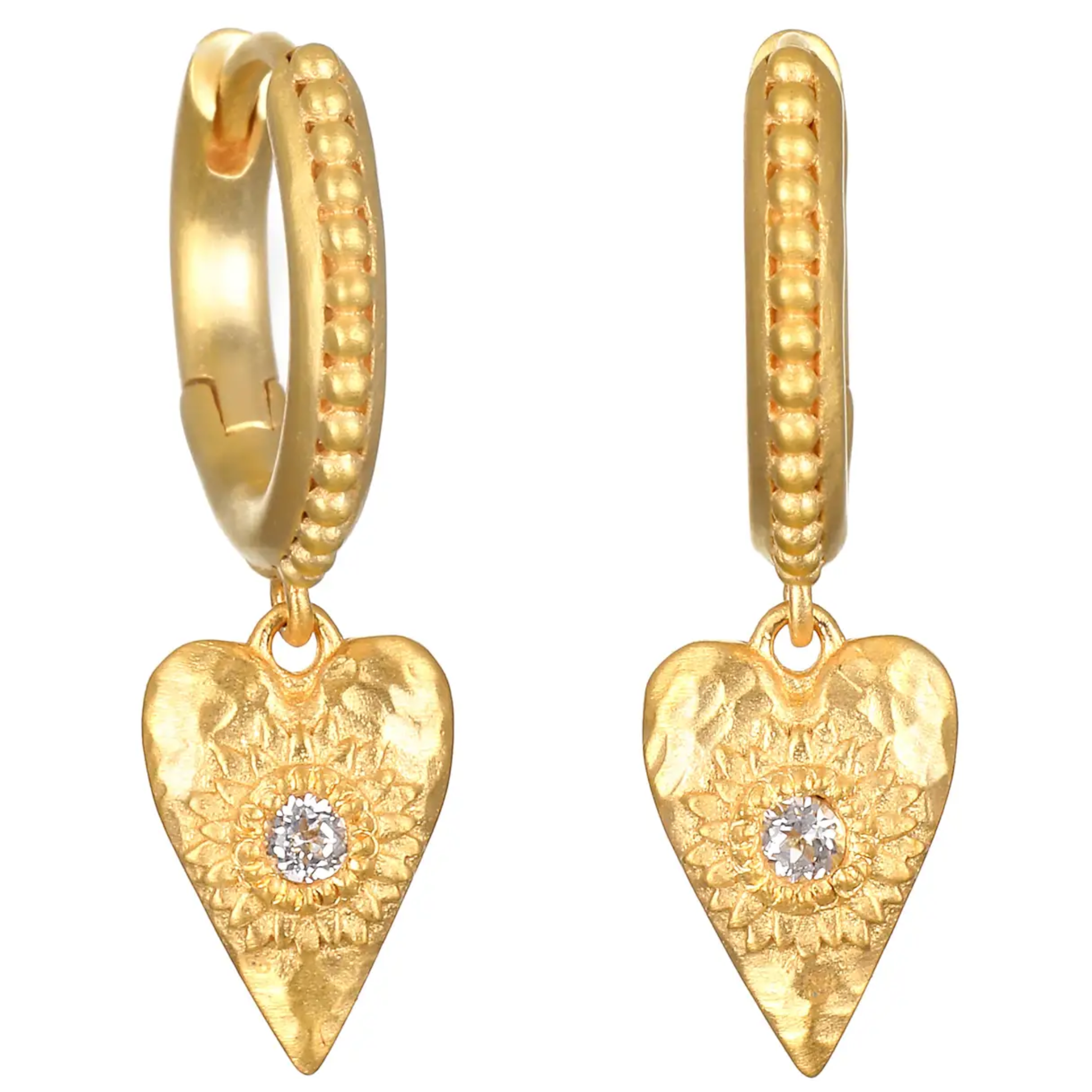 Loving Heart Huggie Earrings