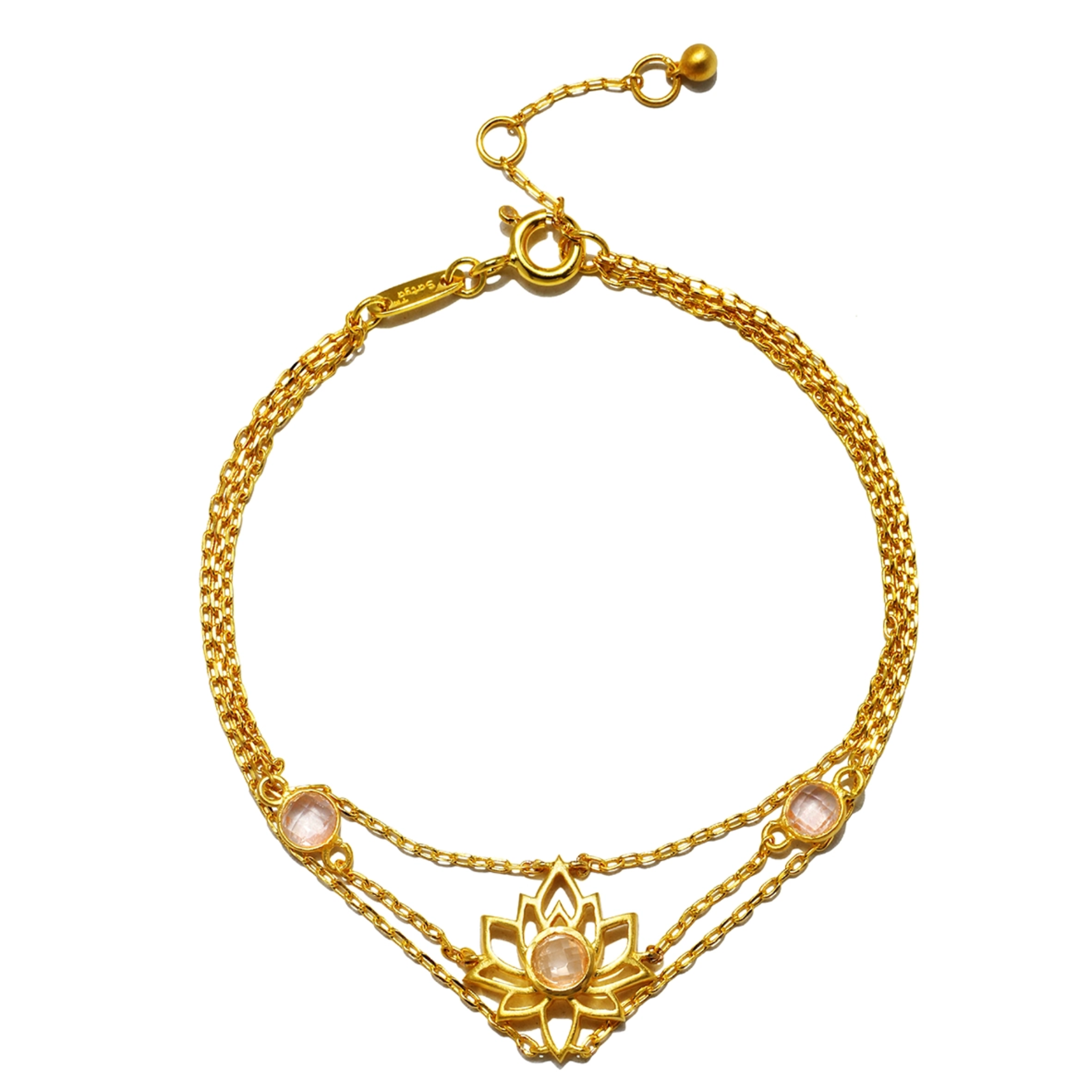 Transformed By Love Lotus Bracelet