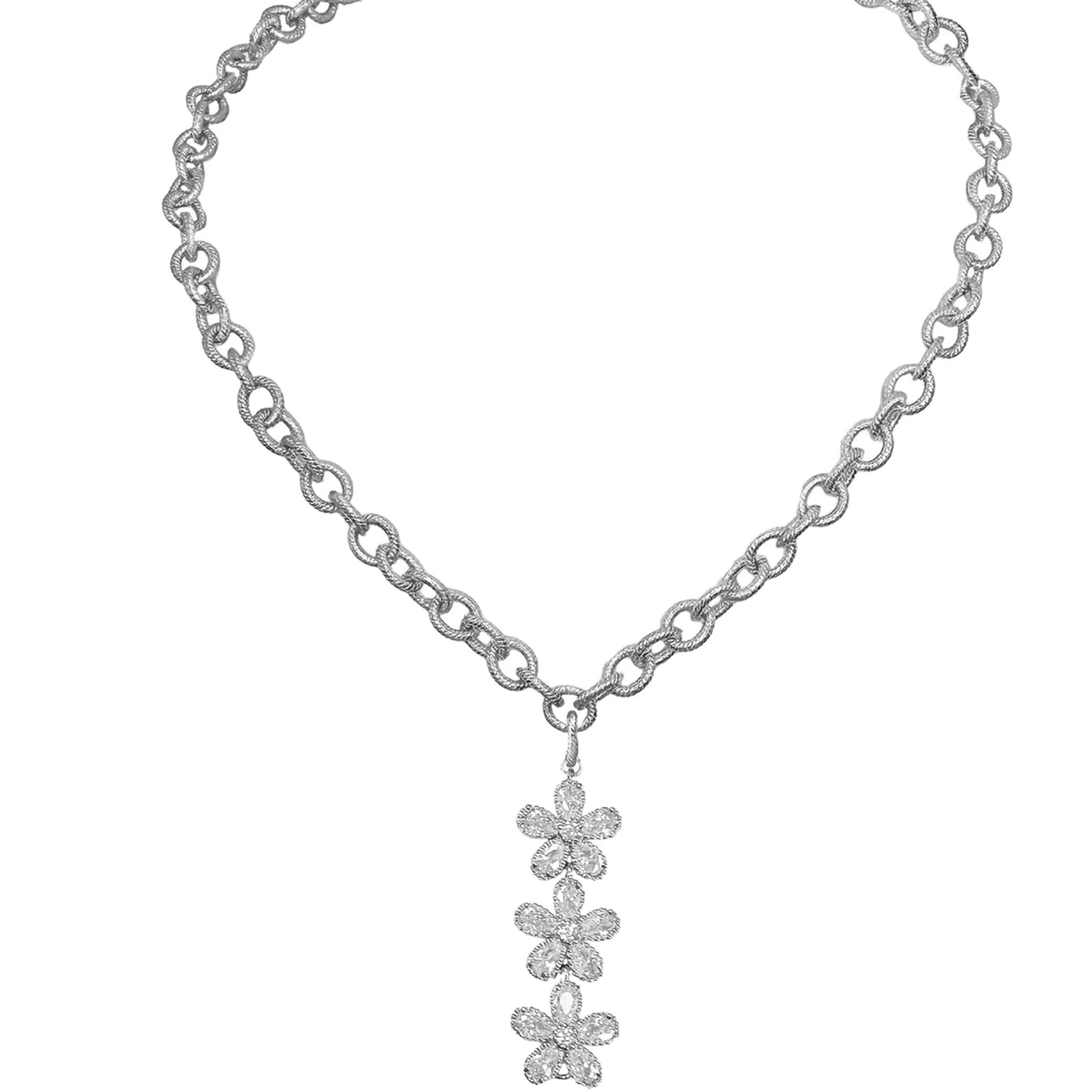 Felicity Three Flower Necklace