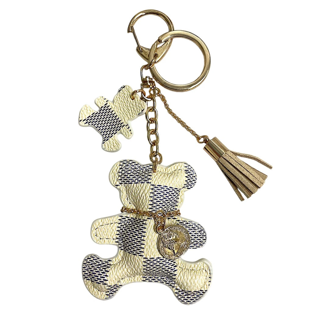 Teddy Bear Tassel Bag Charm