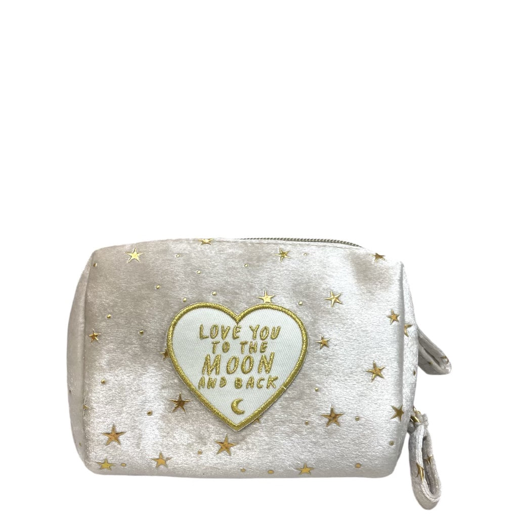 Moon & Back Mini Velvet Cosmetic Pouch