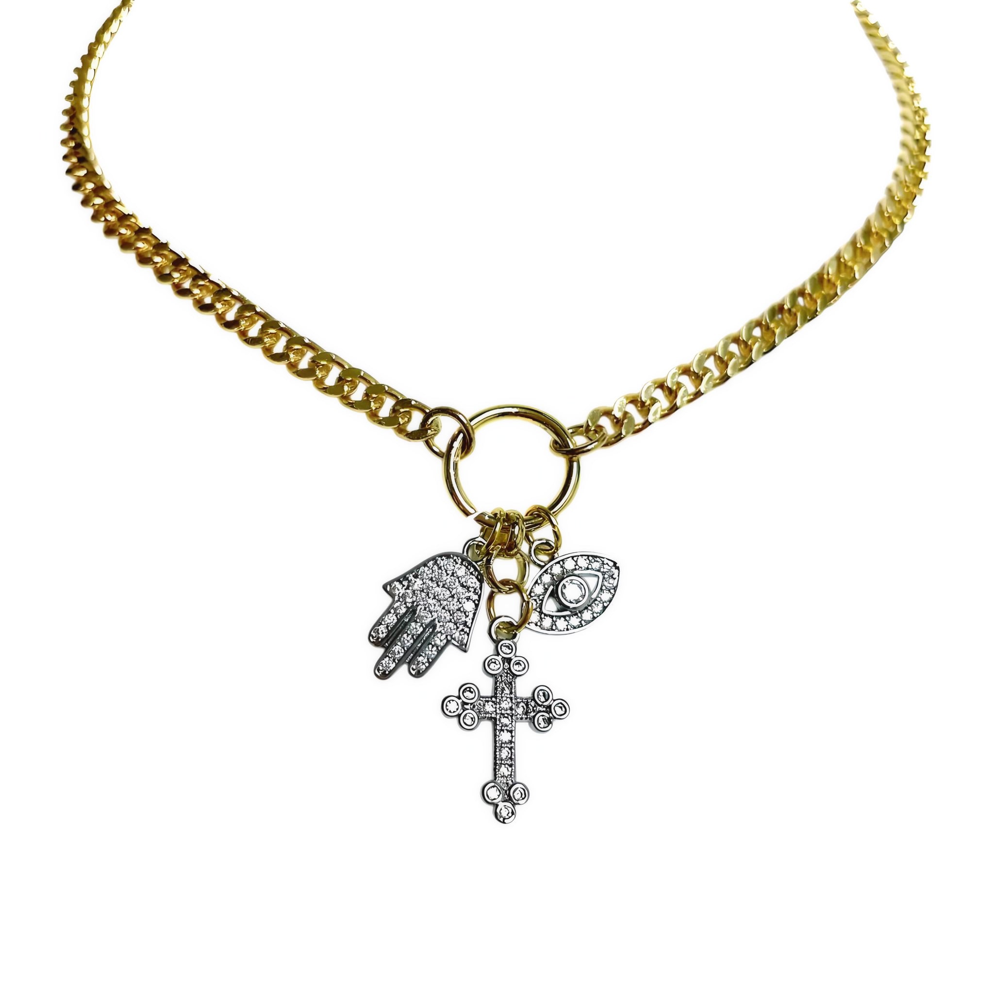 Cross Charm Necklace