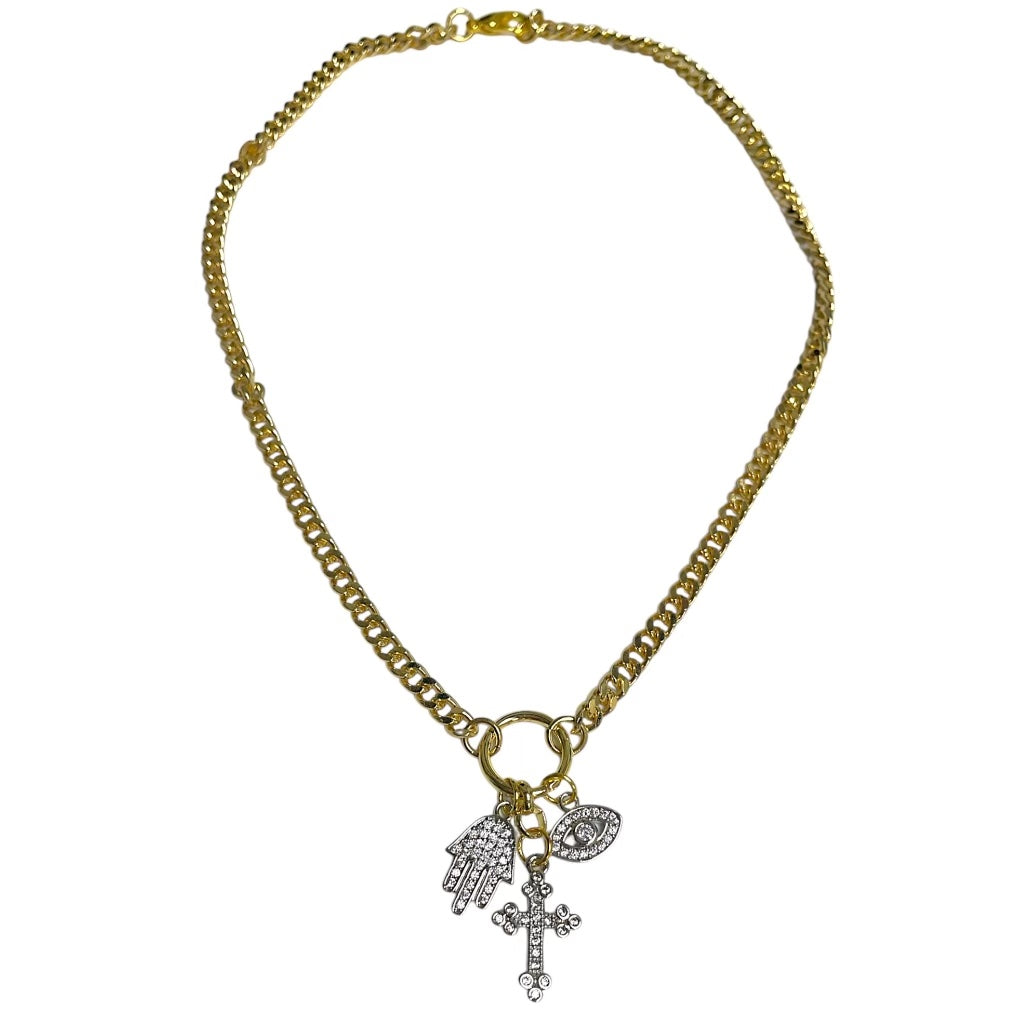 Cross Charm Necklace