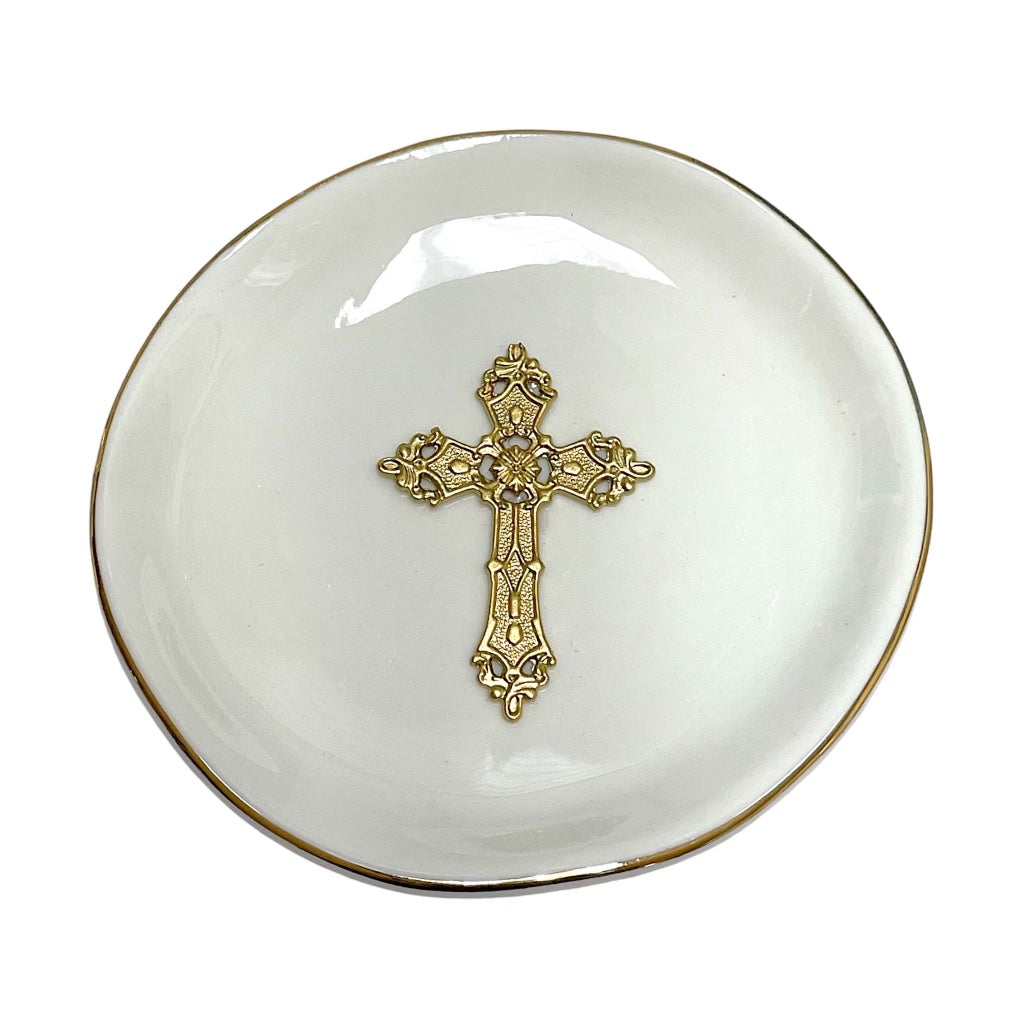 Cross Ceramic Dish