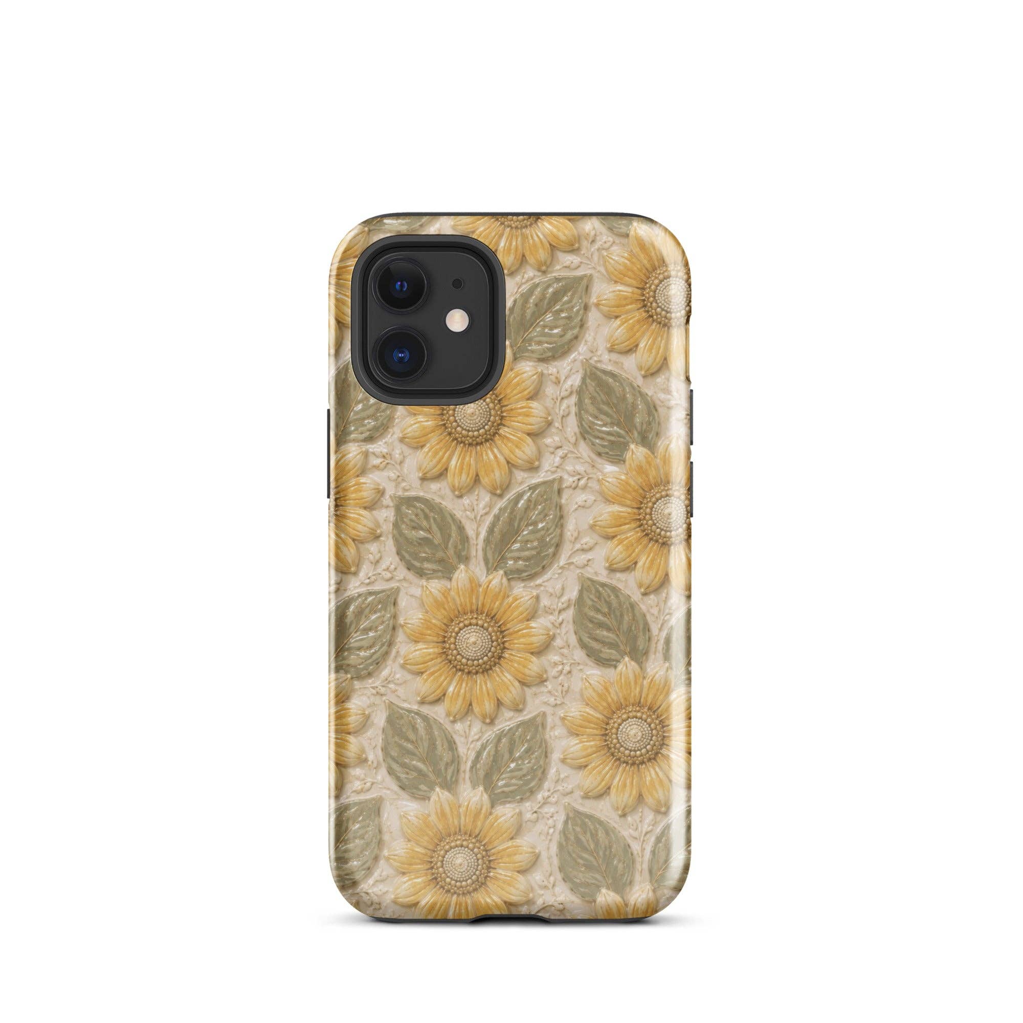 Green Tan Honey Flowers iPhone Case - Lets Bag it x Kiaras Creative