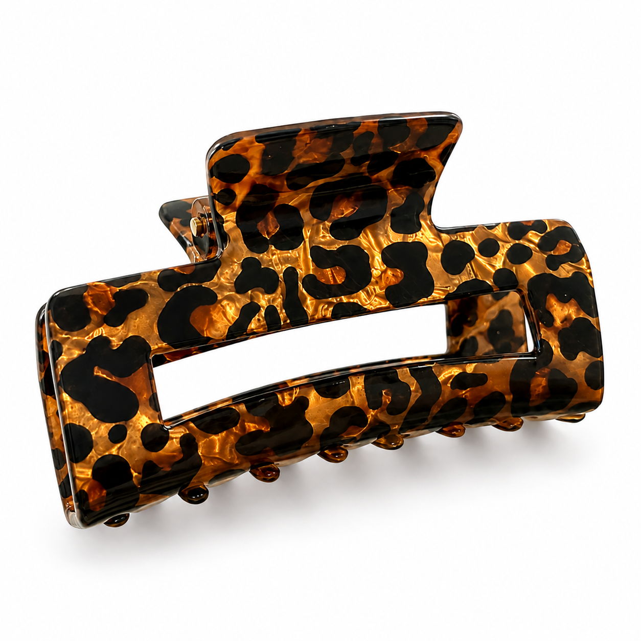 🐆 Classic Leopard Hair Claw Clip