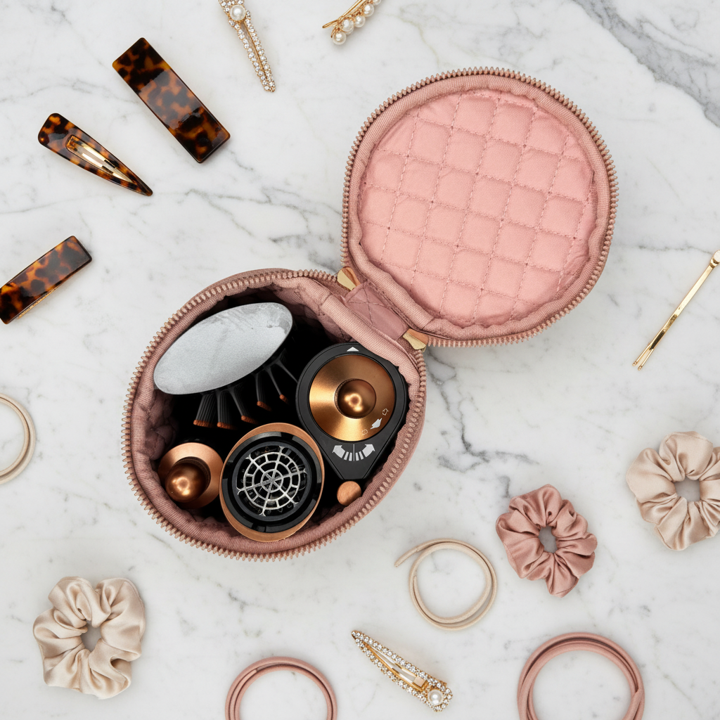 Hot Tools Holder - Blush Velvet