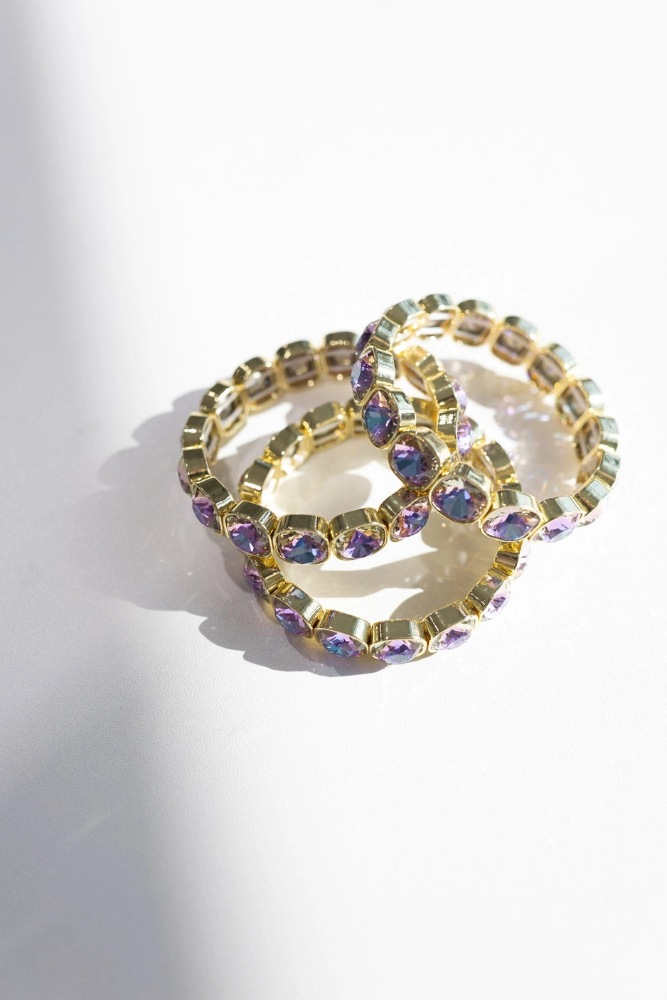 Lila Crystal Bracelet