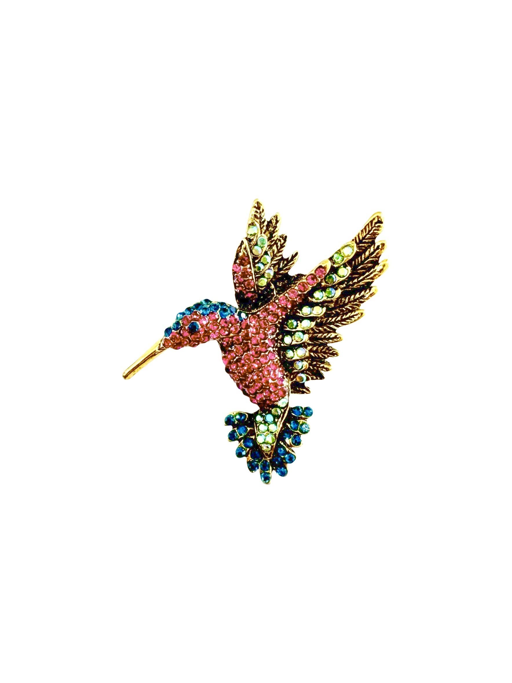 Hummingbird Brooch