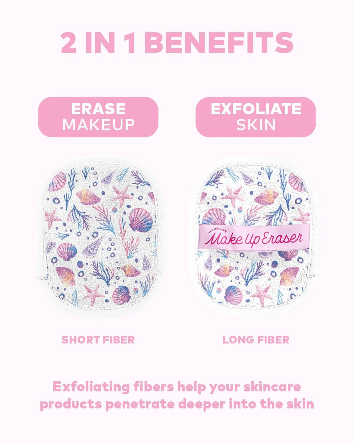 The Original MakeUp Eraser  Seashells 7-Day Set