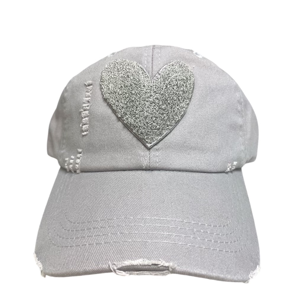 Fuzzy Heart Hat