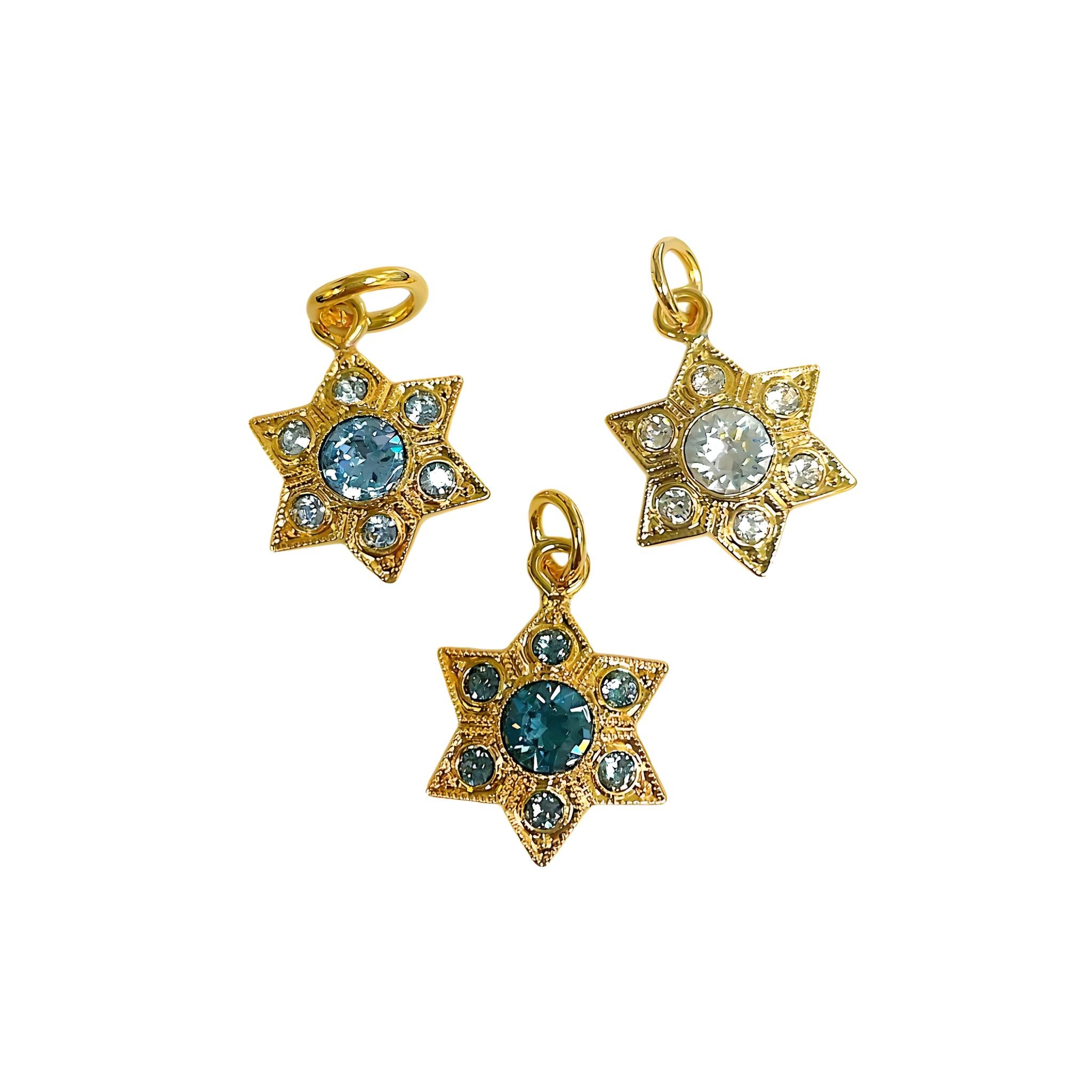 Vintage Star Of David Charm