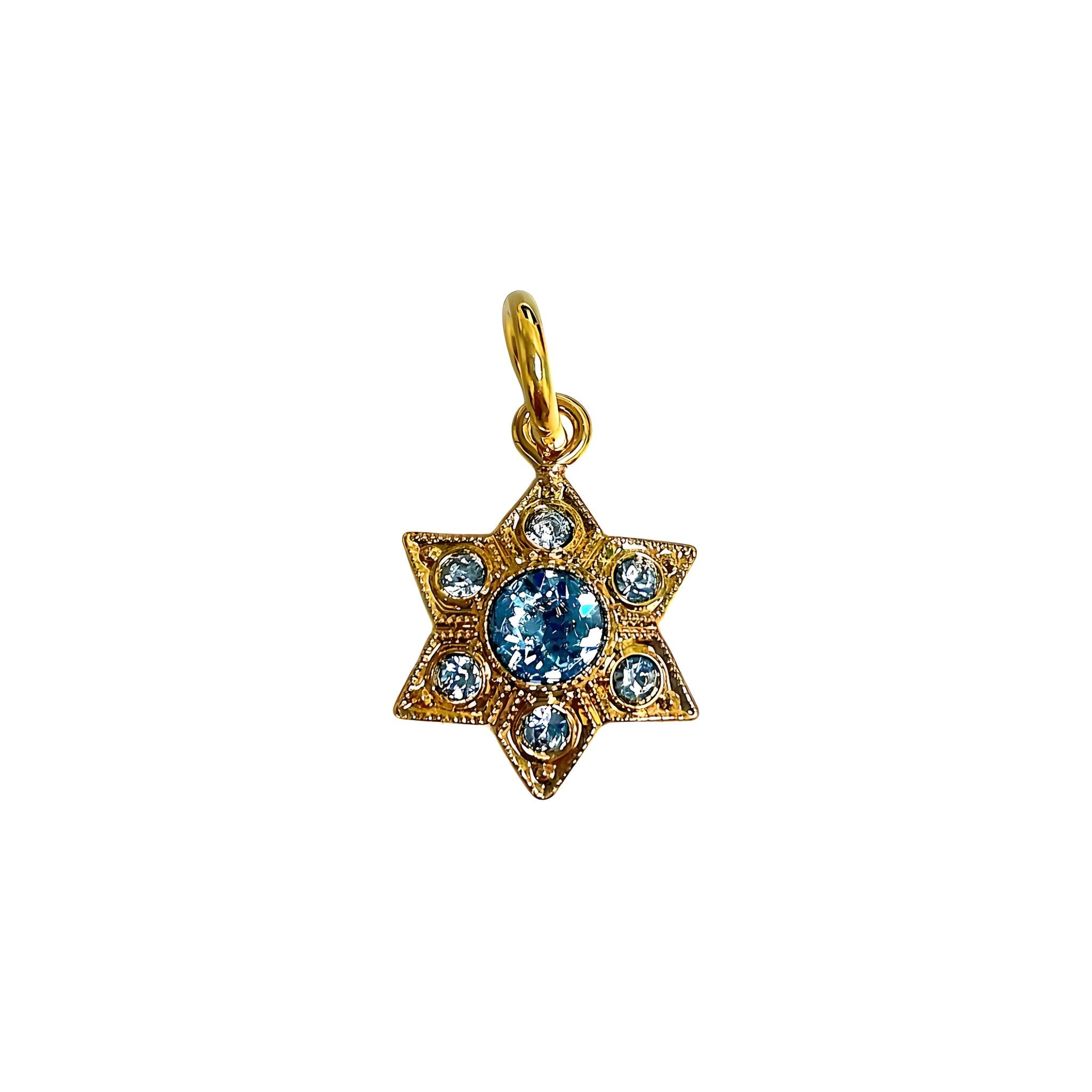 Vintage Star Of David Charm