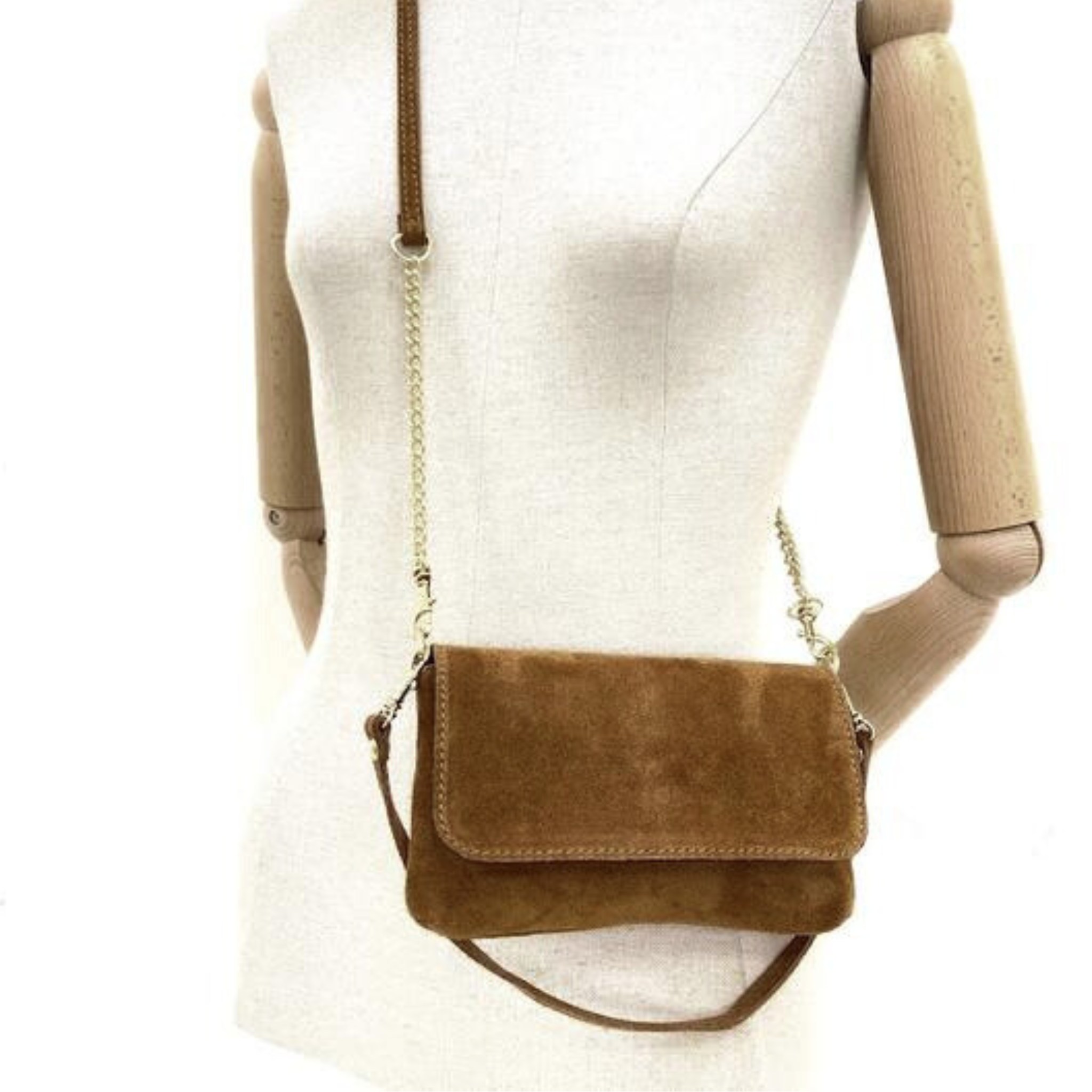 Mini Suede Shoulder Bag / Crossbody