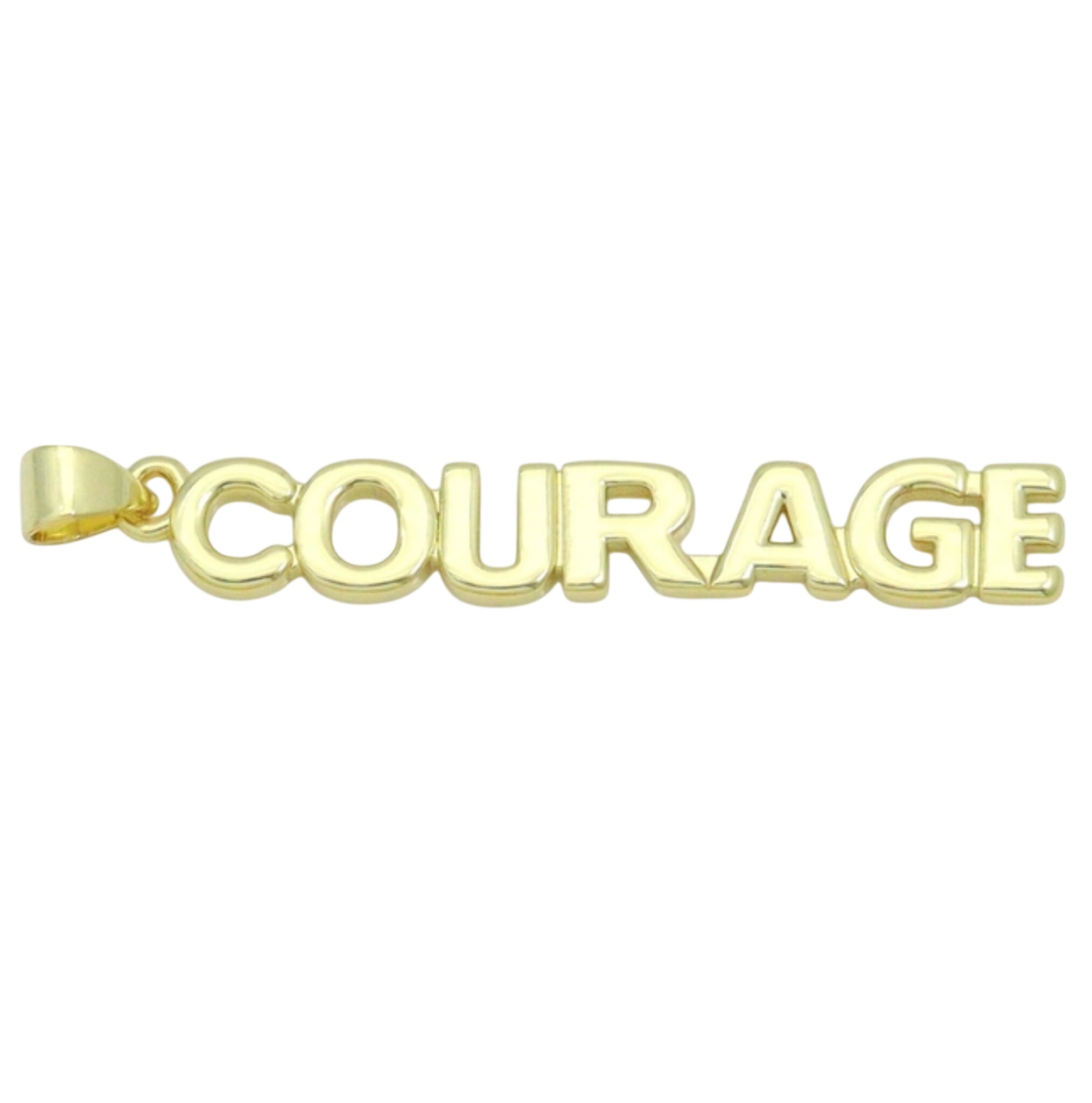 Empowerment Word Charms Collection featuring assorted inspirational charms on a neutral background.