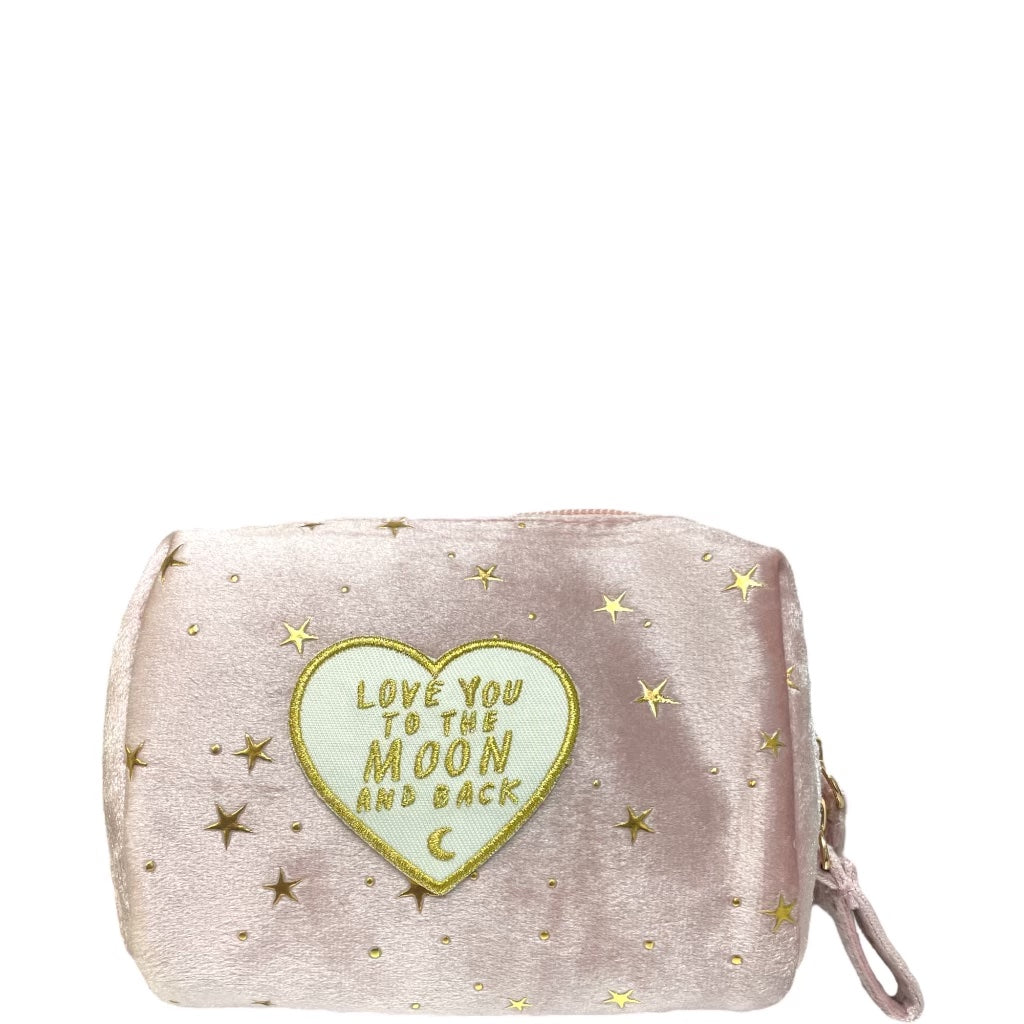 Moon & Back Mini Velvet Cosmetic Pouch