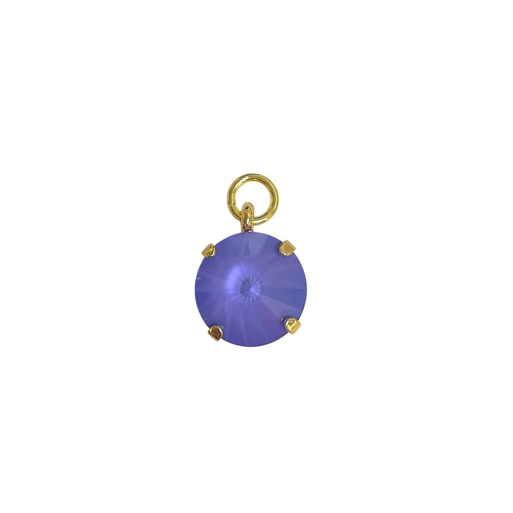 12MM Autumn Purple Swarovski Crystal Charm