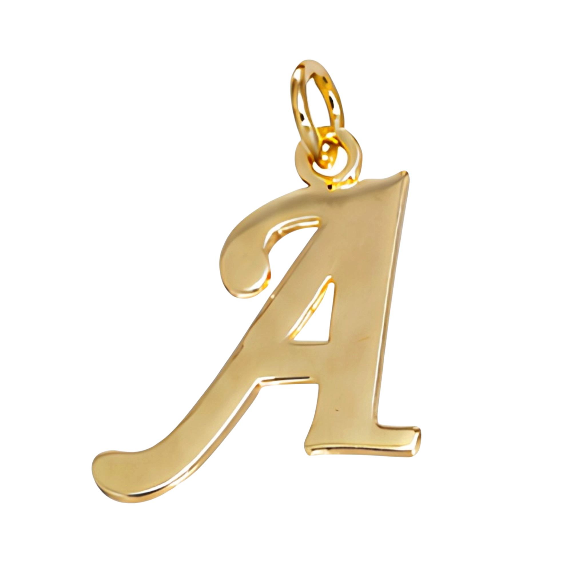 Gold Alphabet Initial Letter Charm