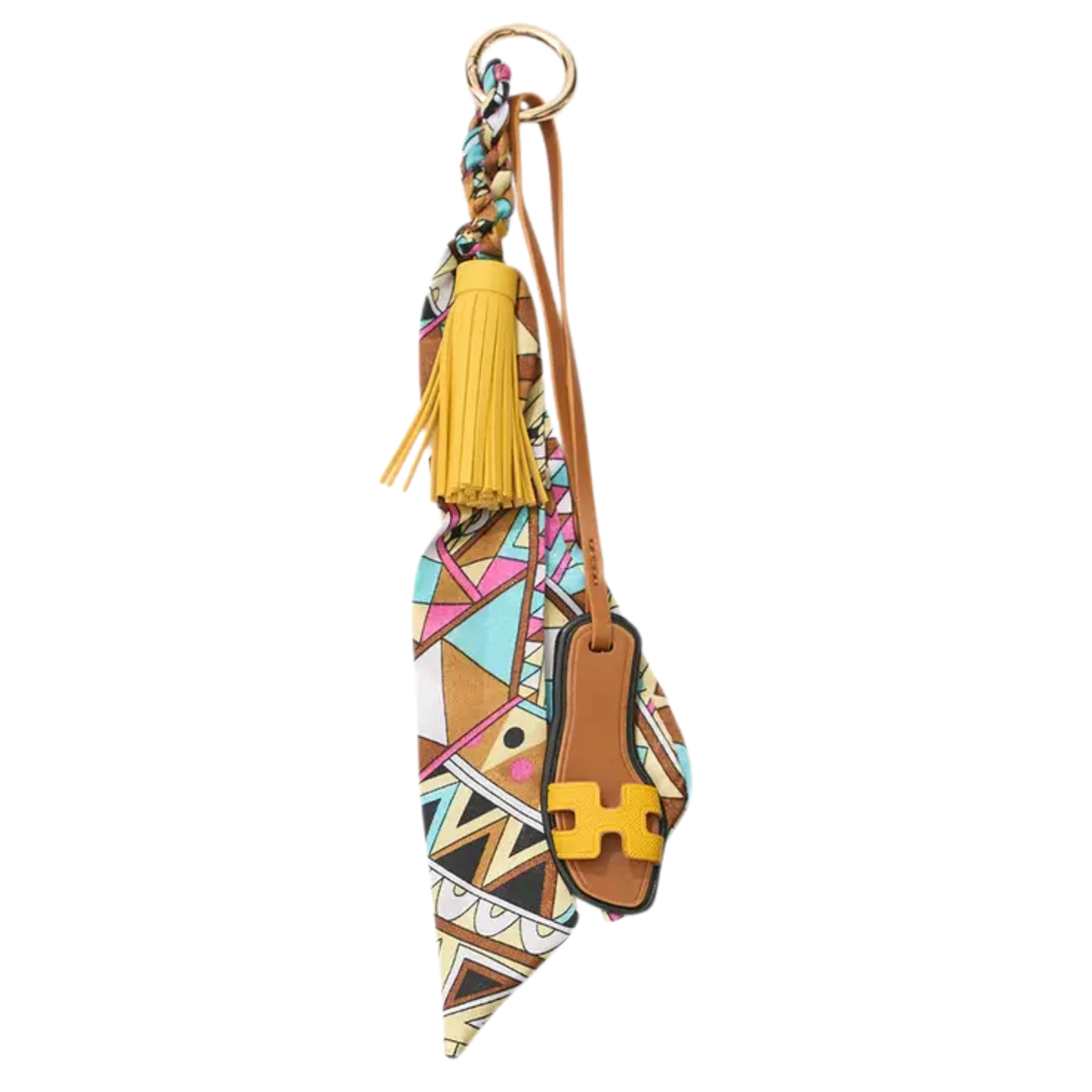 Sandal w/ Scarf Bag Charm