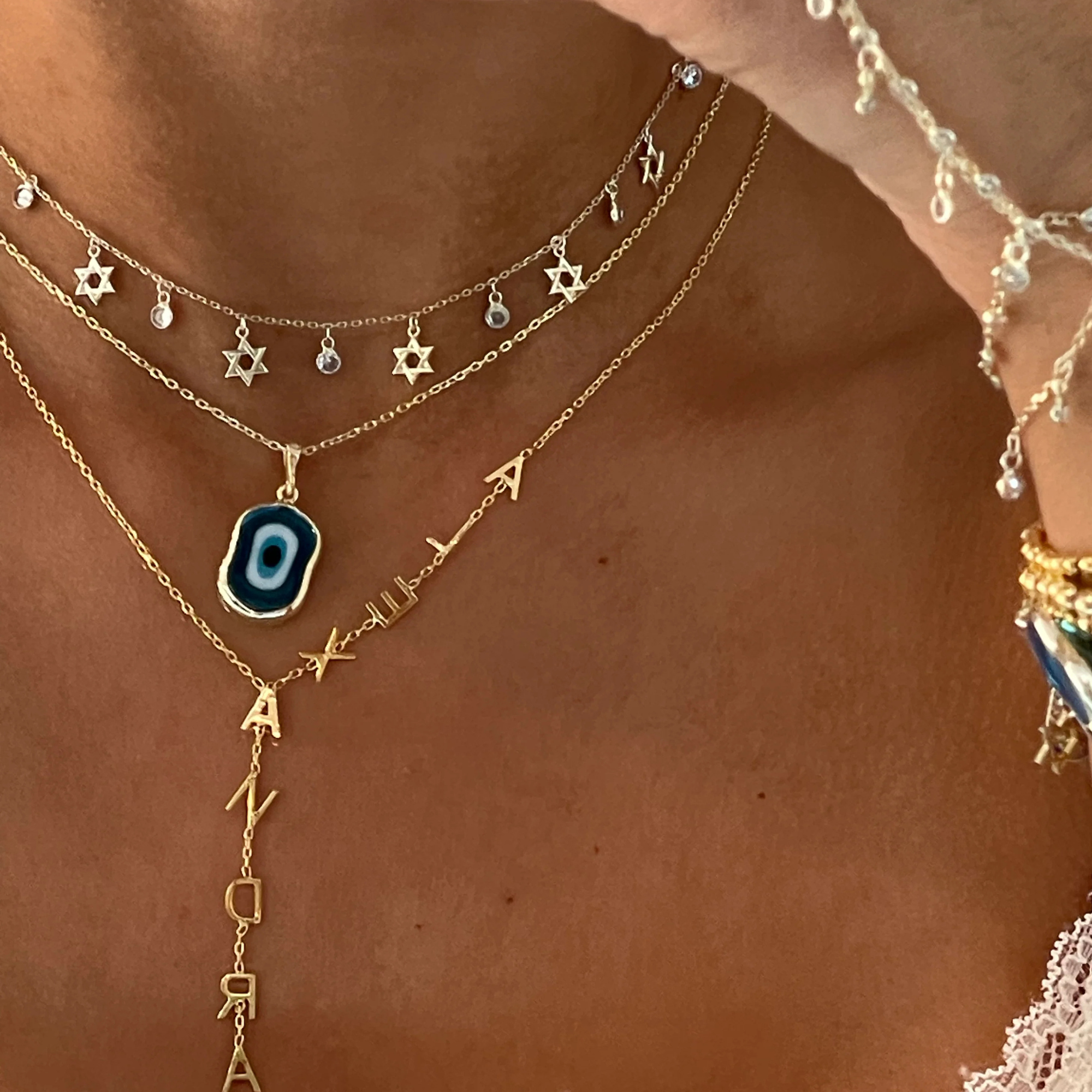 Melting Evil Eye Necklace