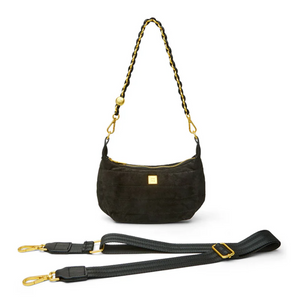 Black Luxe Suede