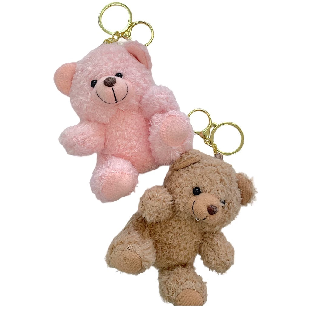 Plush Teddy Bear Keychain