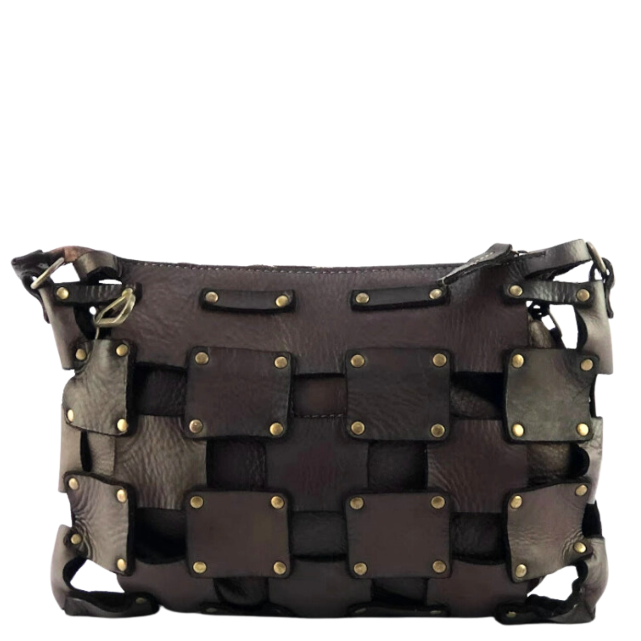 Pouch Pochette Crossbody Bag Ade Vintage Persian Check Studs