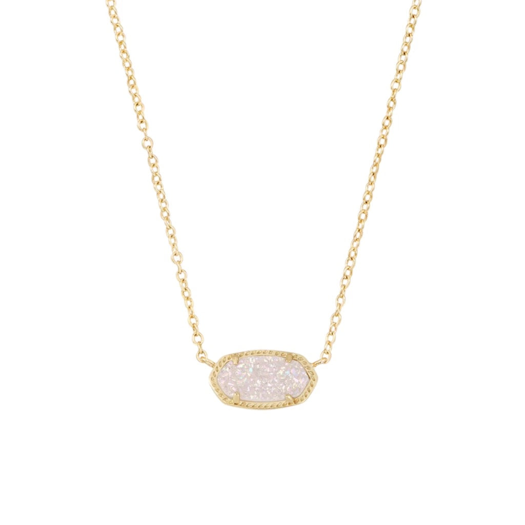 Druzy Shimmer Stone Necklace