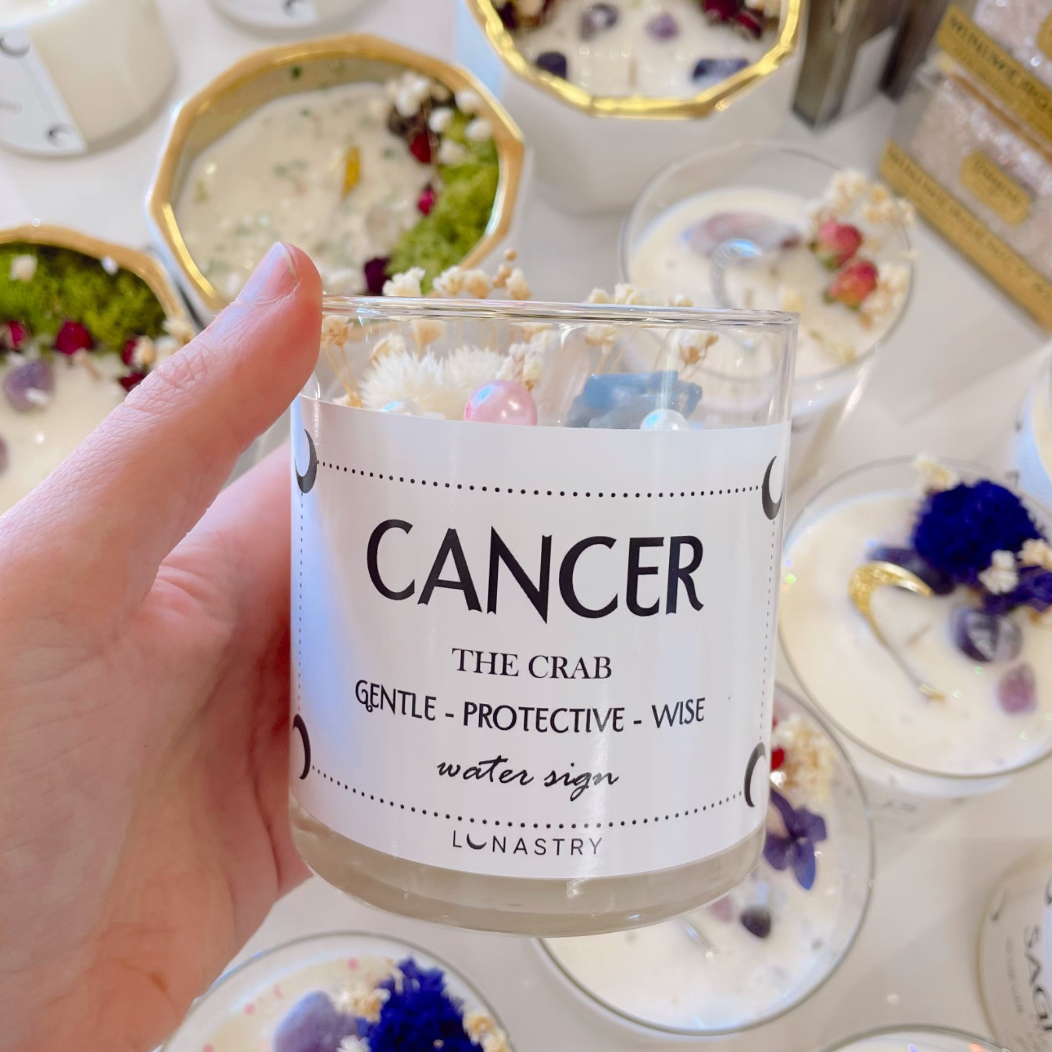 Cancer Horoscope Candle