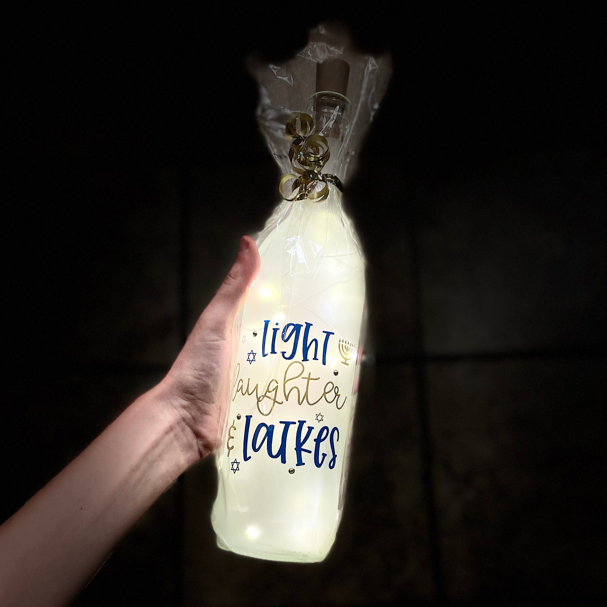 Holiday Light Up Bottle Candles