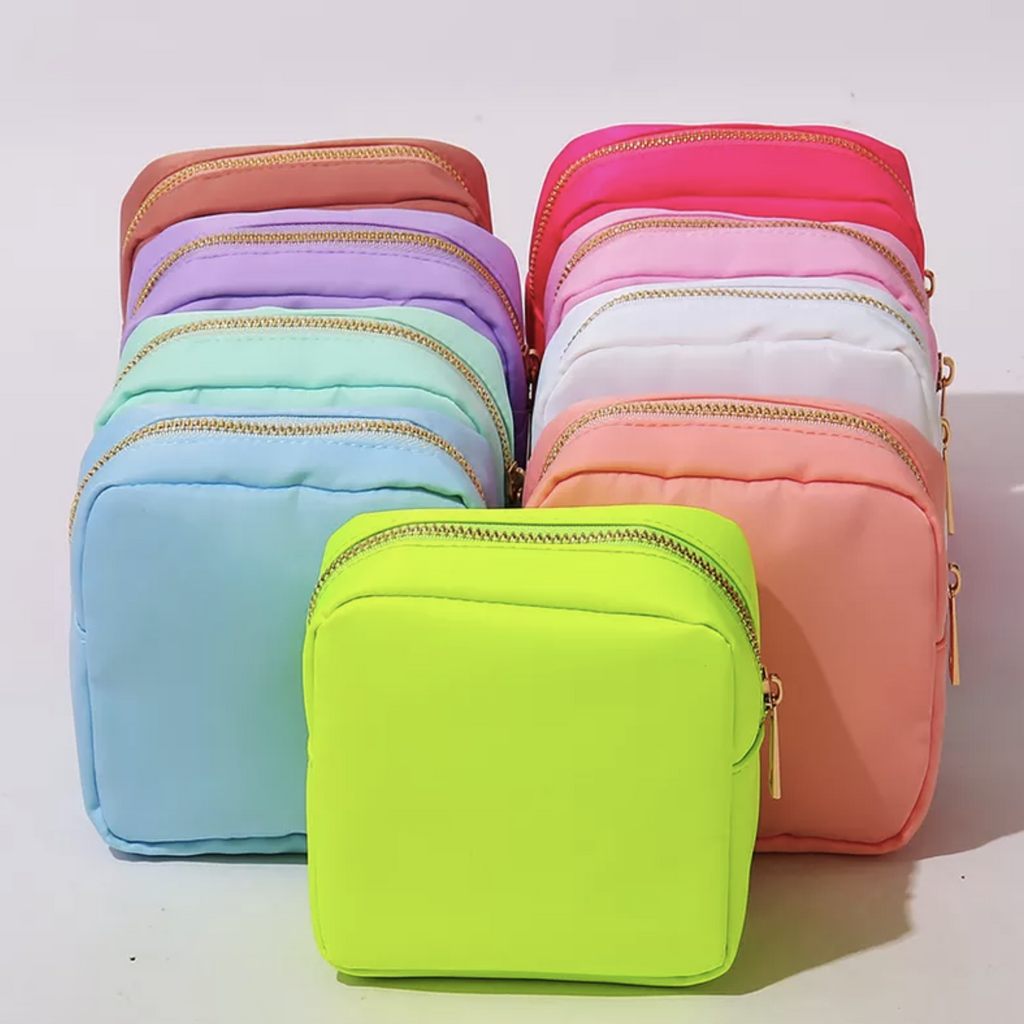 Mini Nylon Pouch Bag | Small Cosmetic Bag