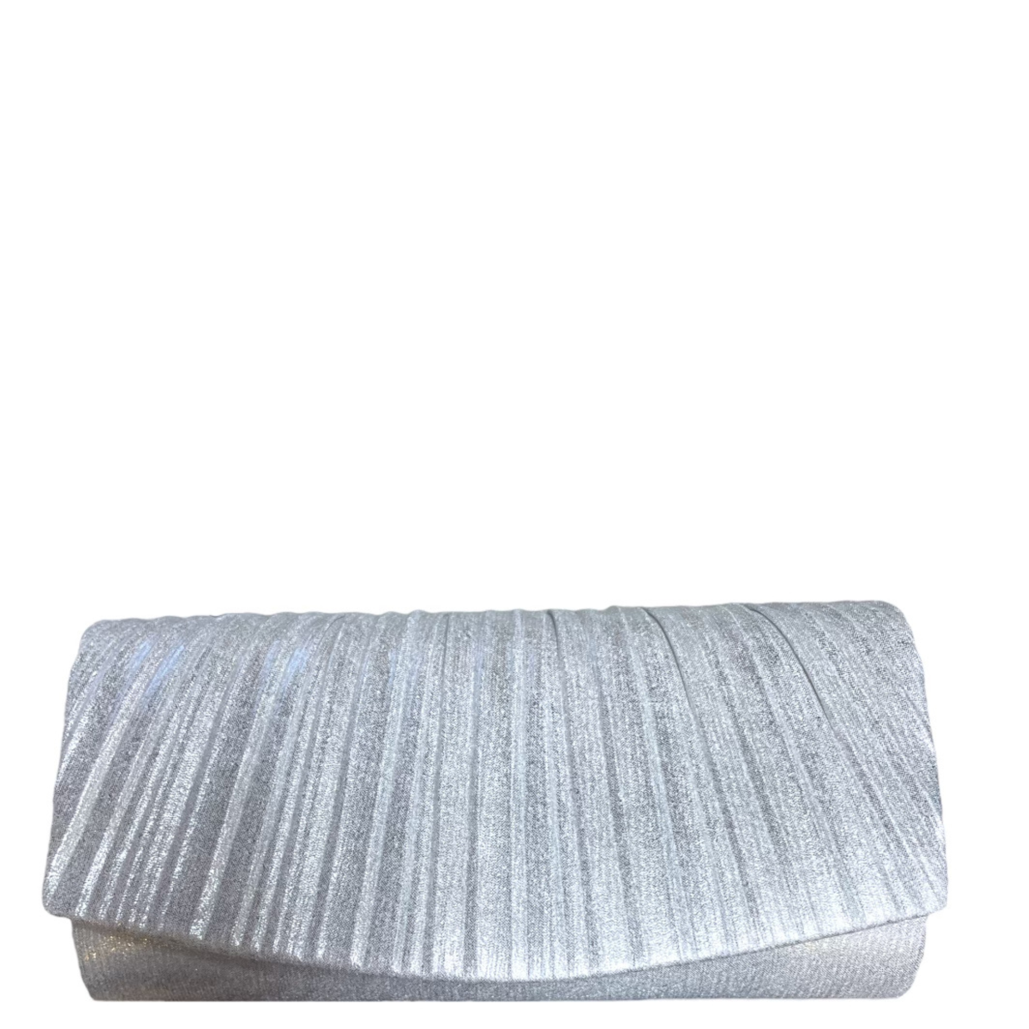 Pleated Evening Clutch Bag